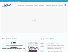 Tablet Screenshot of escuelaetap.com